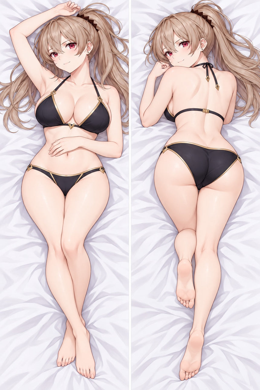 Jean Bart Black Gold Bikini Body Pillow