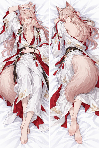 Jiaoqiu Witte Hanfu Dakimakura