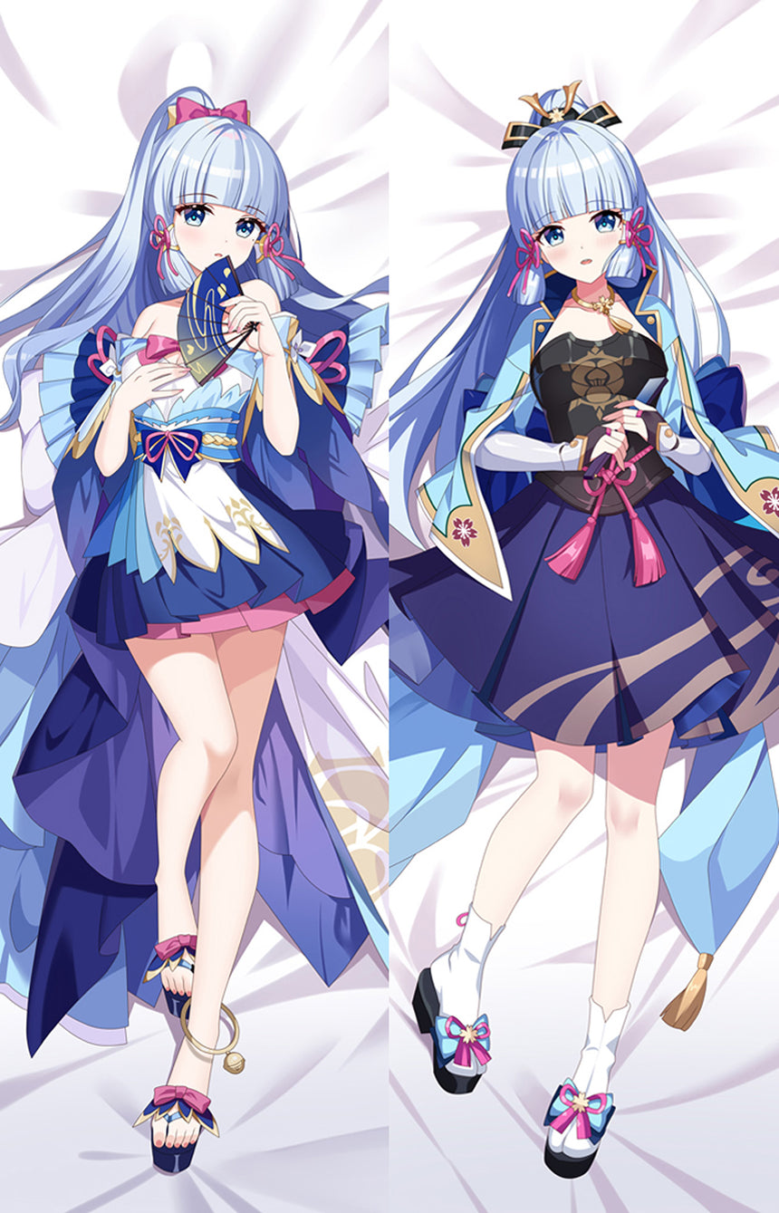 Kamisato Ayaka Blauwe Kimono Dakimakura