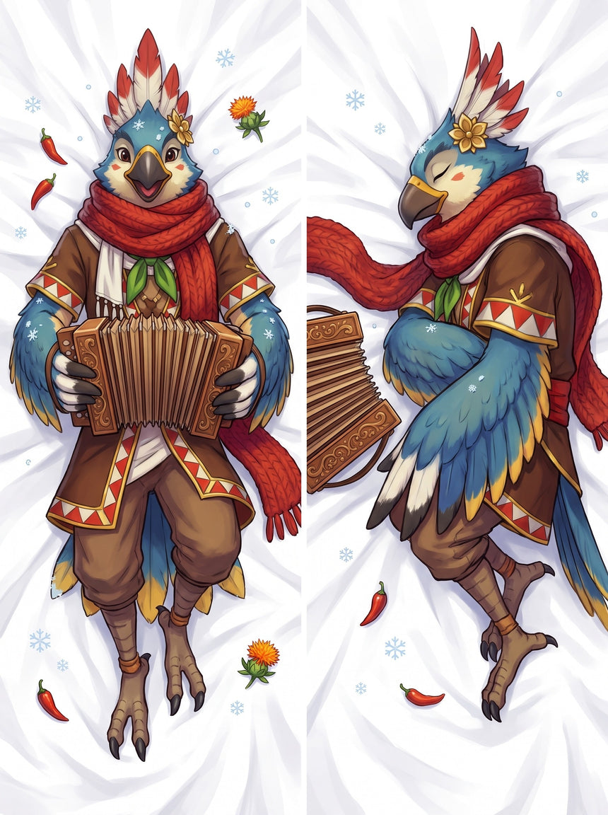 Kass Hebra Sneeuw Warme Sjaal Dakimakura