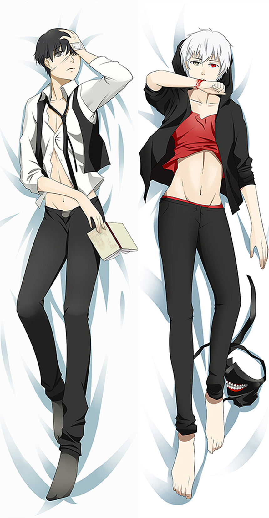 Ken Kaneki Zwart en Wit Dakimakura