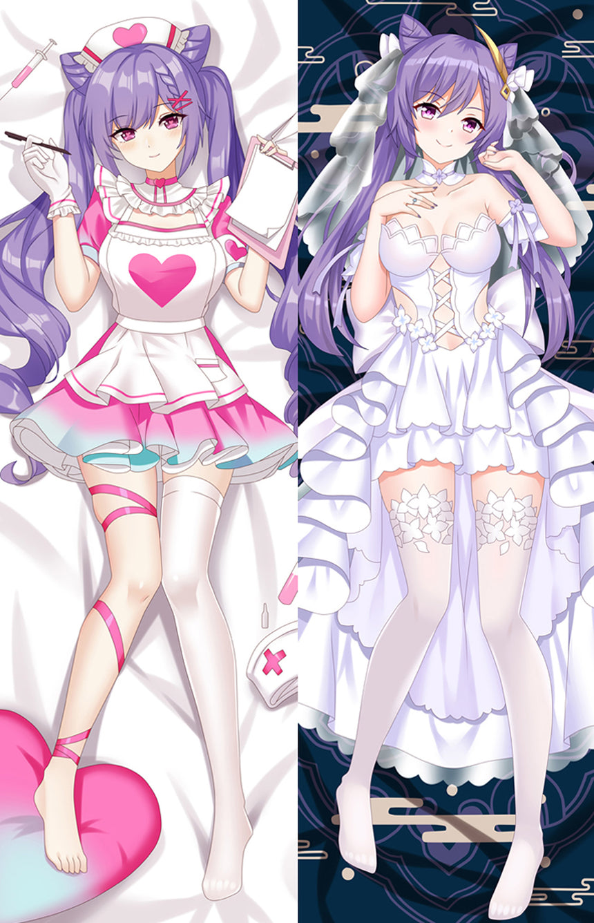 Keqing Verpleegster en Bruid Dakimakura