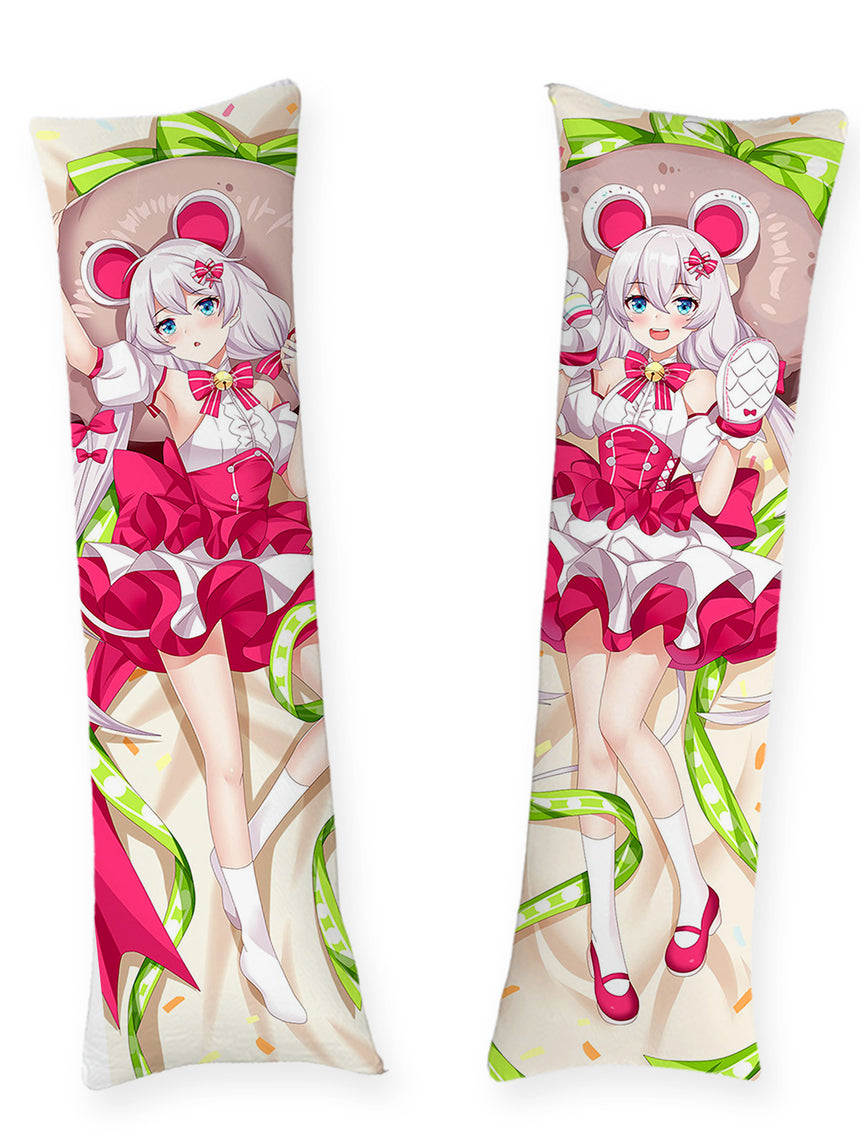 Kiana Kaslana Roze Strikjurk Dakimakura