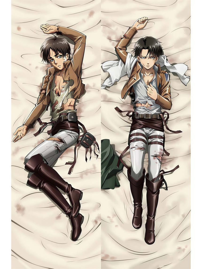 Levi en Eren na de Strijd Dakimakura 2