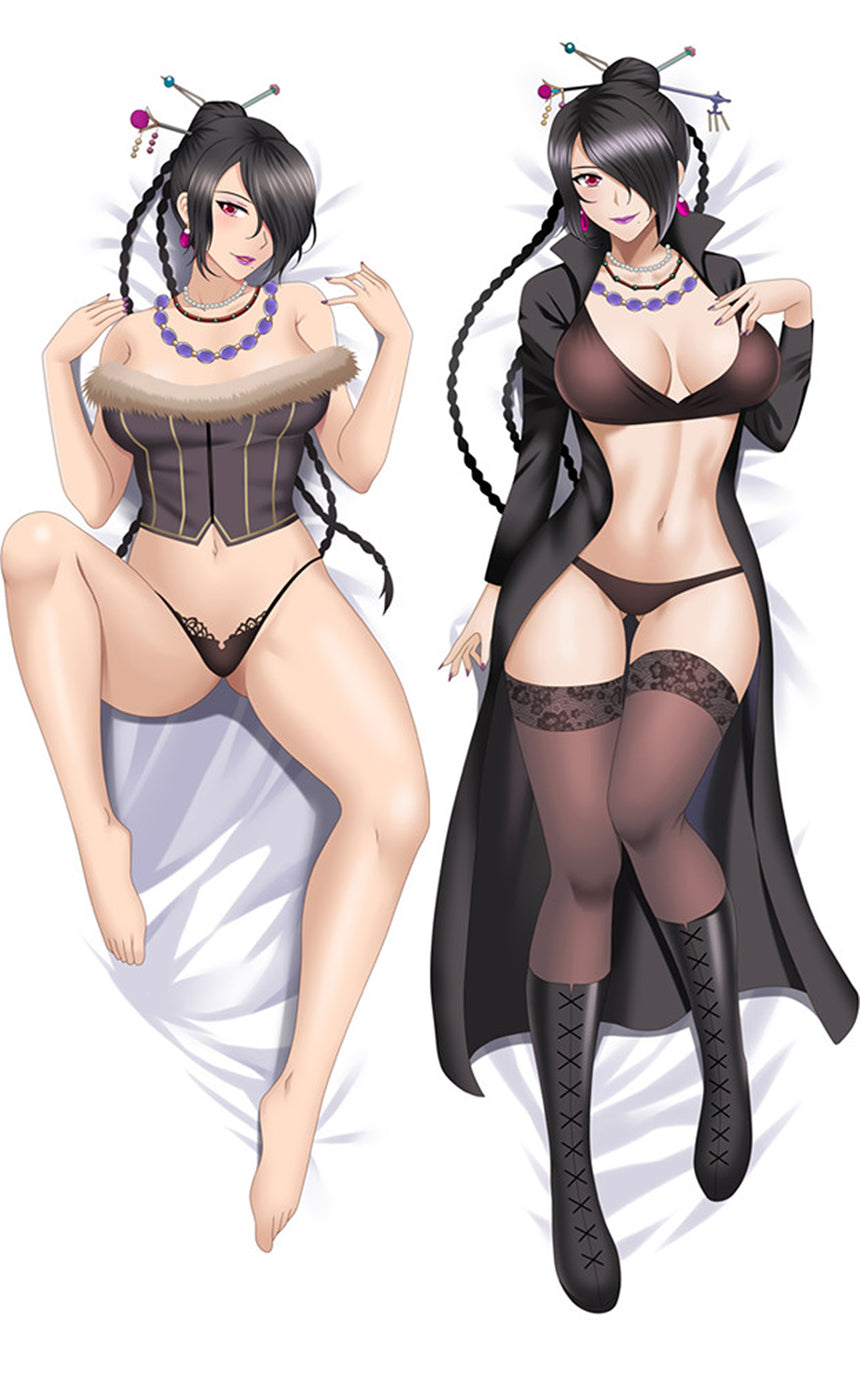 Lulu Zwart Korset Dakimakura