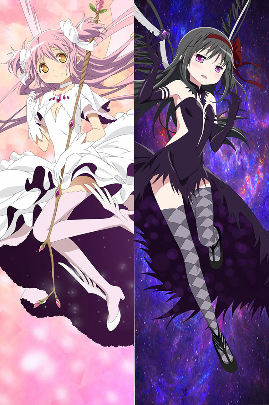 Madoka en Homura Godin en Duivel Dakimakura