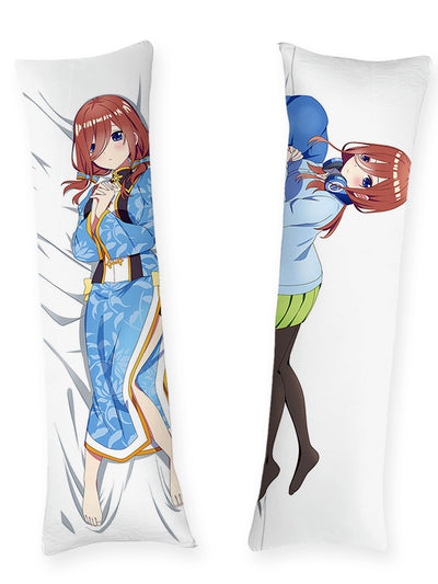 Miku Nakano Blauwe Yukata Dakimakura