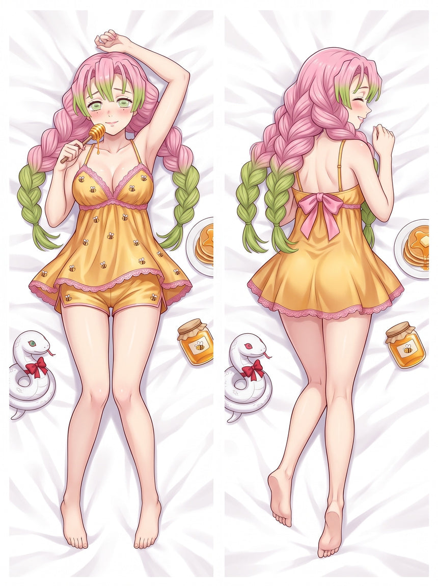 Mitsuri Honing Satijnen Babydoll Dakimakura