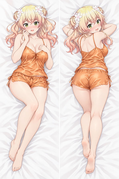 Momosuzu Nene Oranje Satijnen Set Dakimakura