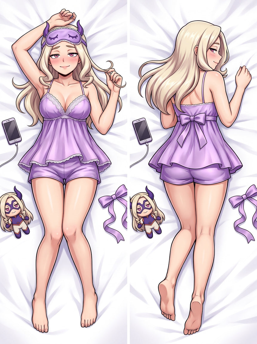Mt. Lady Lavendel Satijnen Babydoll Dakimakura