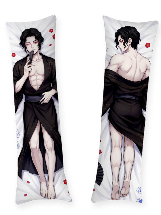 Muzan Losse Zwarte Kimono Dakimakura