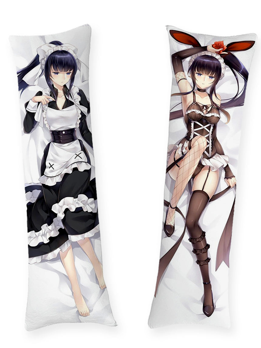 Narberal Gamma Maid en Zwarte Lingerie Dakimakura