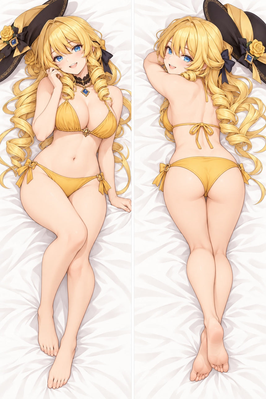 Navia Golden Bikini Body Pillow