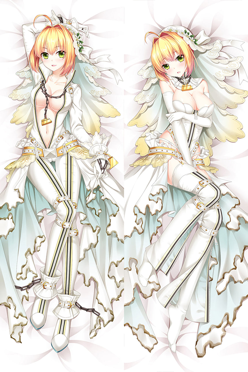Nero Claudius Pastel Bruid Dakimakura