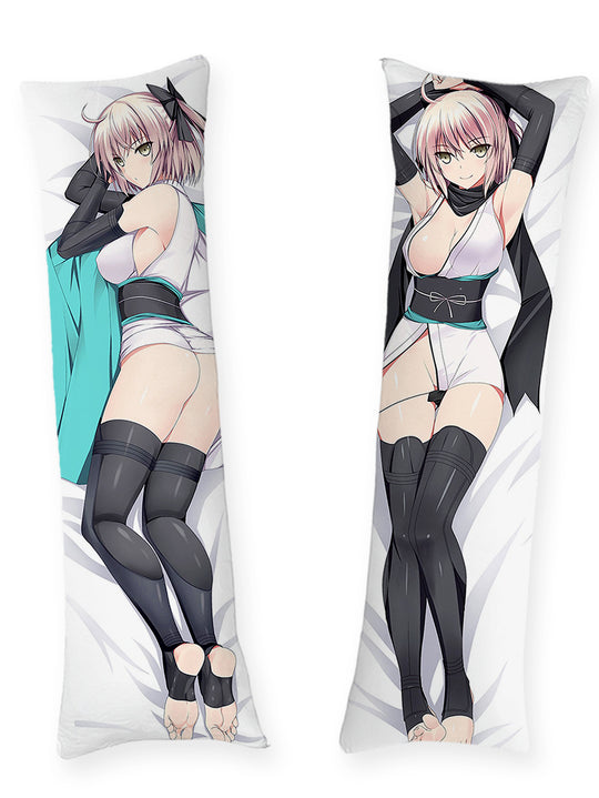 Okita Souji Witte Kimono Dakimakura