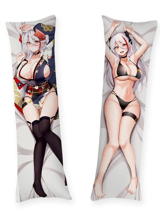 Prinz Eugen Kimono en Zwarte Bikini Dakimakura