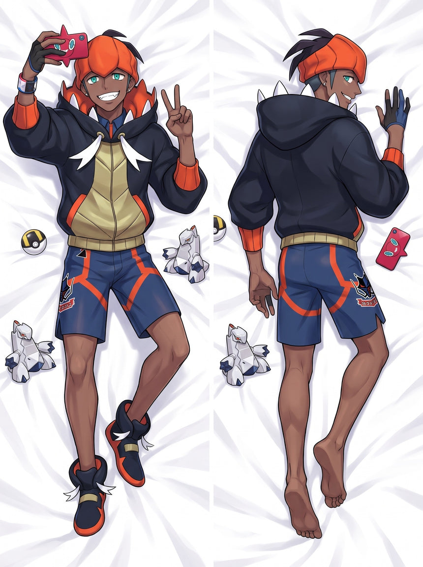 Raihan Pokemon Draken Hoodie Selfie Dakimakura
