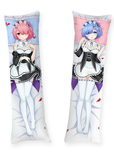 Re Zero Rem en Ram Dakimakura