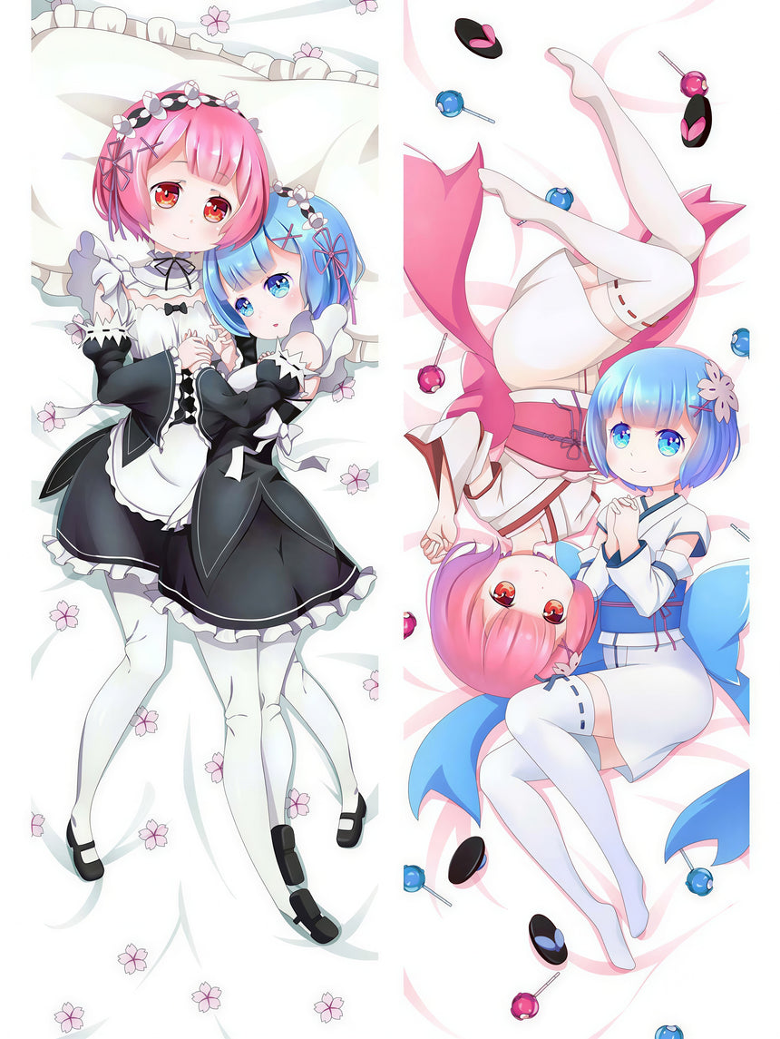 Rem en Ram Chibi Dakimakura 2