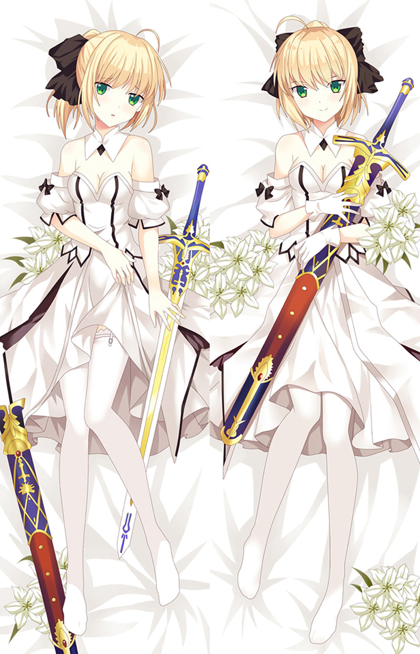 Saber Lily Witte Jurk Dakimakura