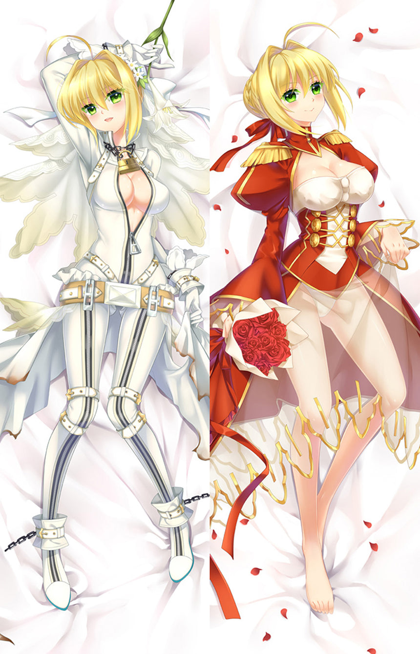 Nero Claudius Bruid en Rode Jurk Dakimakura