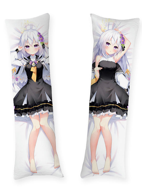 Shirasu Azusa Zwarte Jurk Dakimakura