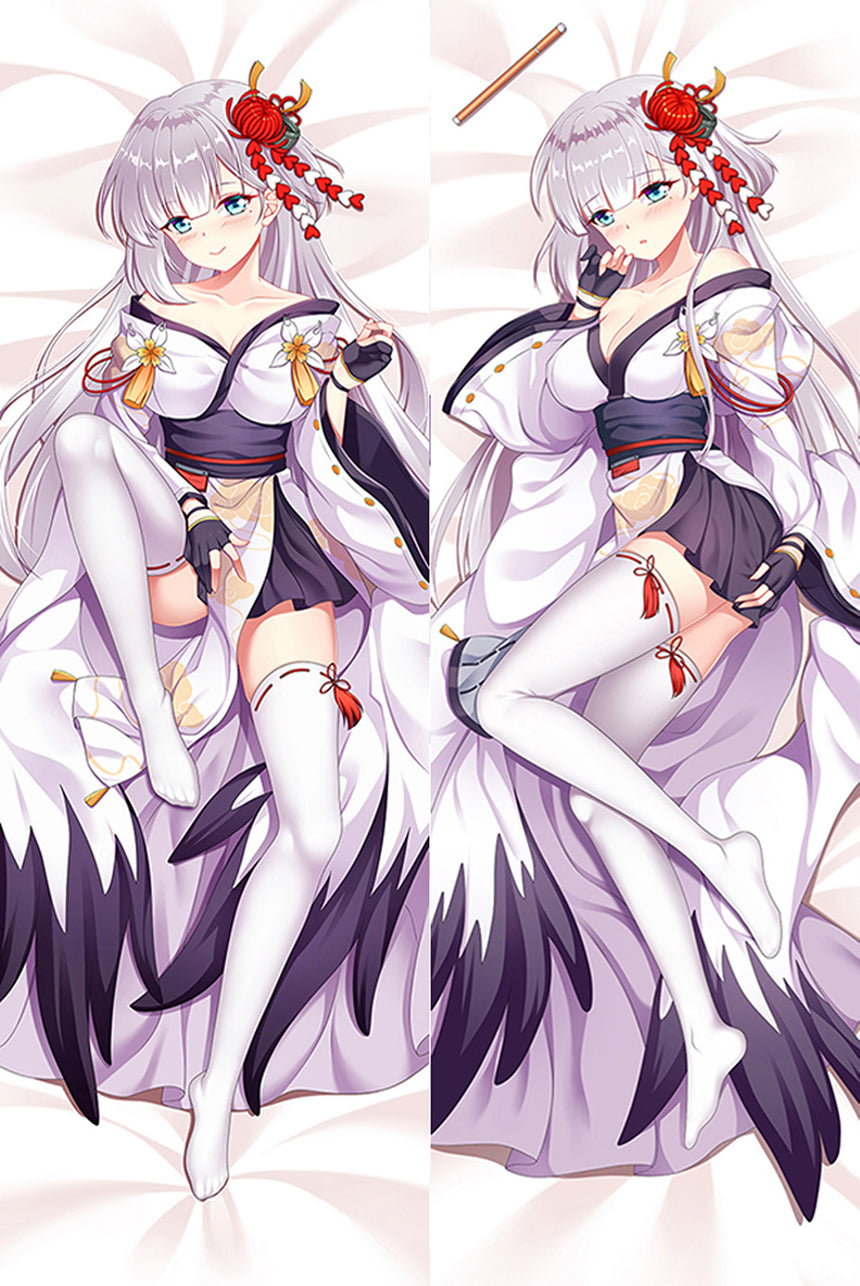 Shoukaku Witte Kraanvogel Kimono Dakimakura