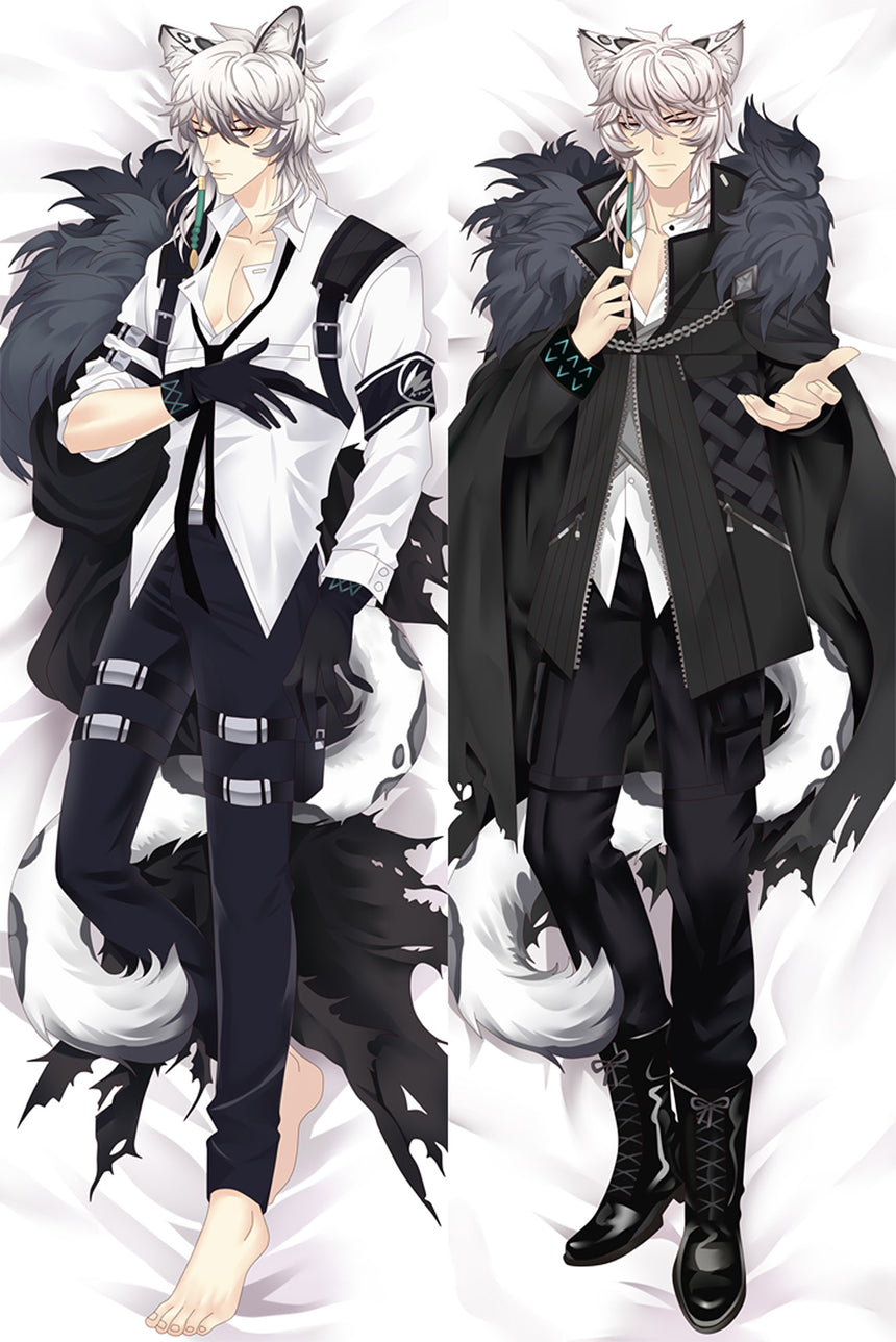 SilverAsh Zwart Witte Jas Dakimakura