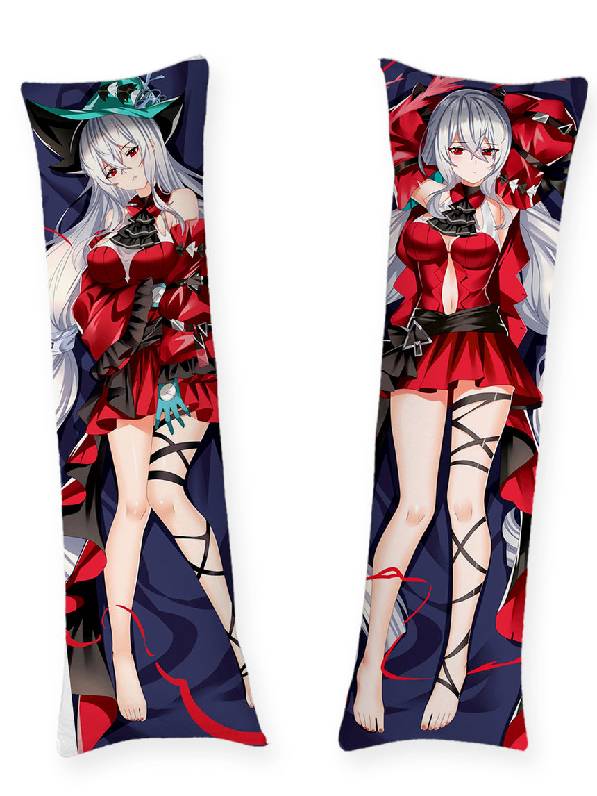 Skadi Karmozijnrode Jurk Dakimakura