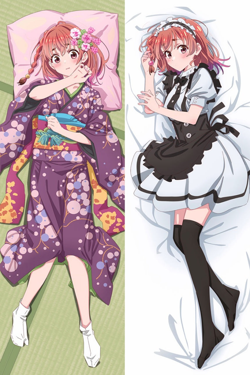 Sumi Sakurasawa Paarse Kimono Dakimakura