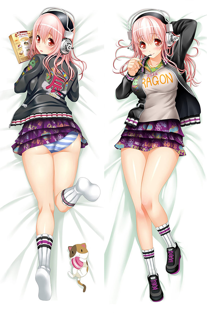 Super Sonico Drakenshirt Dakimakura