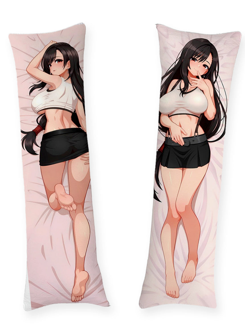 Tifa Lockhart Zwarte Rok Dakimakura