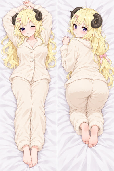Tsunomaki Watame Pluizige Pyjama Dakimakura