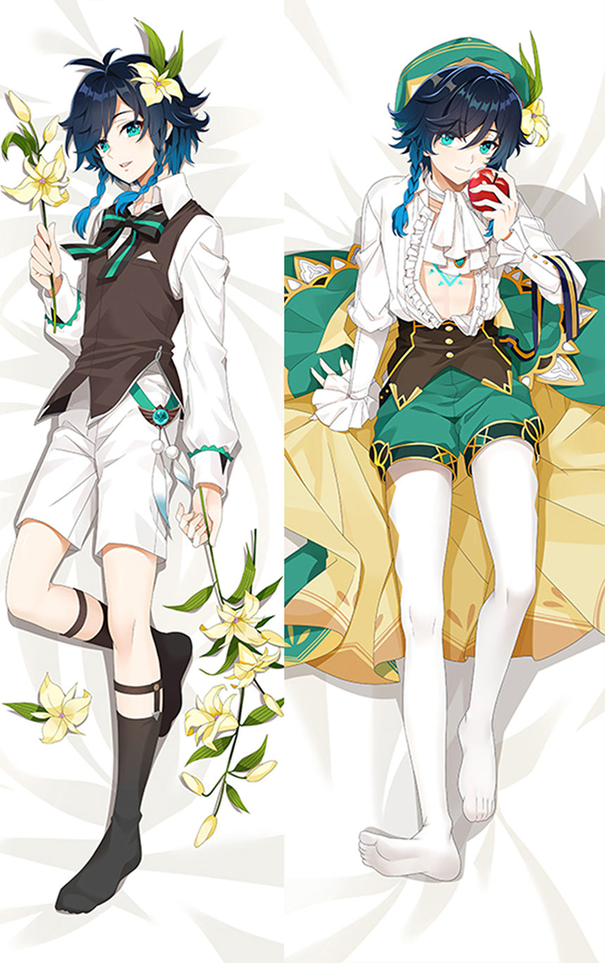 Venti Wit Overhemd en Lelies Dakimakura