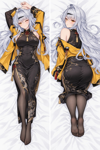Yixuan Zwarte Qipao Dakimakura