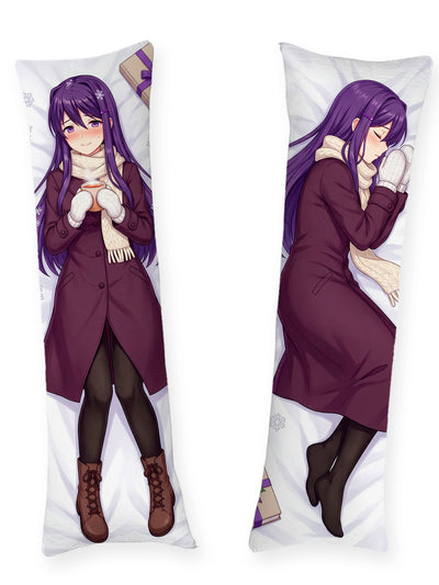 Yuri DDLC Winterjas en Sjaal Dakimakura