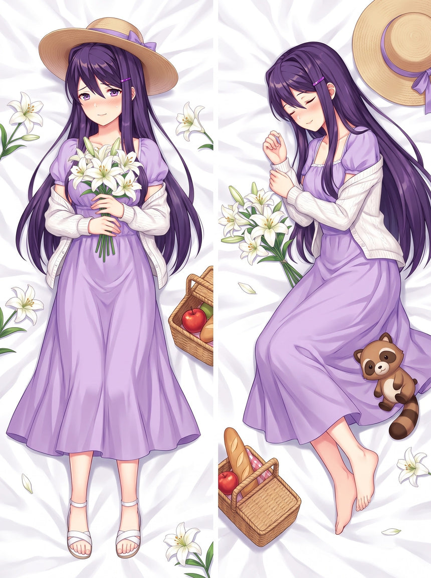 Yuri DDLC Lelie Zomerjurk Picknick Dakimakura